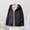 Black, variant on Womens Raglan Sleeve Quilted Panel Hooded Zip Jacket, Mid Length Elastic Cuff Dual Hand Pockets Relaxed Fit for Rainy Walks Shopping Trips Coffee S
