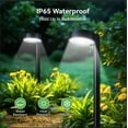 thumbnail image 2 of Solar Pathway Lights Outdoor, Bright LED Solar Lights Outdoor Waterproof, Up to 12 Hrs Modern Path Lighting for Yard Garden Walkway Driveway Lawn Decor, 2 of 12