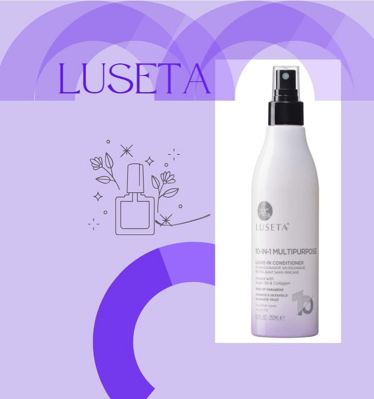 Luseta 10-in-1 Multipurpose Leave-in Conditioner Hydrates, Moisturizes and Detangles Eliminate Frizz with Argan Oil & Collagen