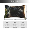 thumbnail image 2 of Salouo Realistic Style Cute Cat Pattern Pillow Cases,1PC Pillow Covers with Envelope Closure Decorative Pillow Case for Bed Couch,Pillows Not Included-14"x20", 2 of 6