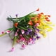 thumbnail image 3 of Matsuzay 25 cabezas de tela de seda, ramas de flores, ramo de flores artificiales, flor falsa para fiesta Flores artificiales, 3 of 6
