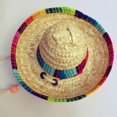 thumbnail image 3 of Sombrero de paja para mascotas, divertido sombrero de paja mexicano, decoración de fiesta para mascotas pequeñas/cachorros/gatos, cumpleaños Adepaton CPB-DE-LYY1910, 3 of 5