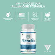 (2 Pack) Nervetin Nootropic Supplement, Nervetin Maximum Strength (120 Capsules)
