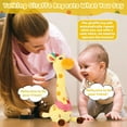 thumbnail image 4 of Dancing Talking Giraffe Baby Toy | Singing 10 Kids Songs, Mimic Record Repeat Voice, Glowing Neck, Adjustable Volume – Plush Toy for Toddlers Boys Girls,Yellow, 4 of 5