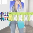 thumbnail image 4 of Akiihool Winter Blazers for Women Lightweight Blazers for Women Suit Jackets Dressy Long Sleeve Blazer Jacket Open Front Cotton Cardigan (Orange,XXL), 4 of 4