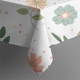 thumbnail image 5 of Floral 42" Square Waterproof Tablecloth, Floral Print Polyester Table Cover, 5 of 6