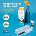thumbnail image 2 of Radius USDA Organic Dental Solutions Adult Kit 1 Unit, 1 Dog Toothbrush & 1 0.8oz Toothpaste, Firm Bristle & Non Toxic Toothpaste for Dogs, 2 of 9
