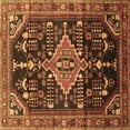 thumbnail image 1 of Ahgly Company Indoor Square Persian Brown Traditional Area Rugs, 4' Square, 1 of 4
