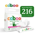 thumbnail image 2 of Toallitas para bebés Caboo, 216 unidades, sin perfume, de bambú ecológico, 2 of 8