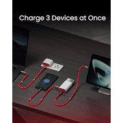 SHARGE Pouch Power Bank 10000mAh 3 in 1 Portable Charger, SUPERVOOC 55W& PD 40W USB C Fast Charging, Co-created with OnePlus Power of Community, Battery Pack for OnePlus 12 Open iPhone 16 15