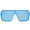Blue Mirror, variant on Oversized Sunglasses for Women Men UV400 Lens Metal Arm Top Rimless Eyewear