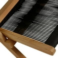 thumbnail image 4 of Modway Vienna Outdoor Patio Teak and Rope Folding Accent Lounge Chair, 4 of 10
