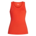 thumbnail image 6 of Time and Tru Women's Ribbed Tank Top, Sizes XS-XXXL, 6 of 6