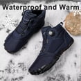 thumbnail image 2 of Cyiecw Barefoot Boots Women Winter Boots for Men Waterproof Warm Ankle Booties Wide Toe Box Slip on,41, 2 of 7