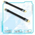 thumbnail image 6 of Short USB Type C Male to Male Cable, 100W Power, 40Gbps 8K Video FPC Soft USB4.0, 6 of 9