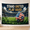 B, variant on XaaKee Tapestry, Play Hard Hustle Patriotic Soccer Bedroom Tapestry, High-Quality Polyester Large Tapestry For Recreation Room, 60x40Inch