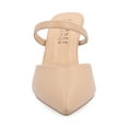 thumbnail image 6 of Journee Women's Yvon SuperNatural Shades Wide Width Pointed Toe Mule Pumps, 6 of 9