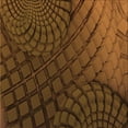 thumbnail image 1 of Ahgly Company Indoor Square Patterned Blood Night Red Area Rugs, 6' Square, 1 of 6
