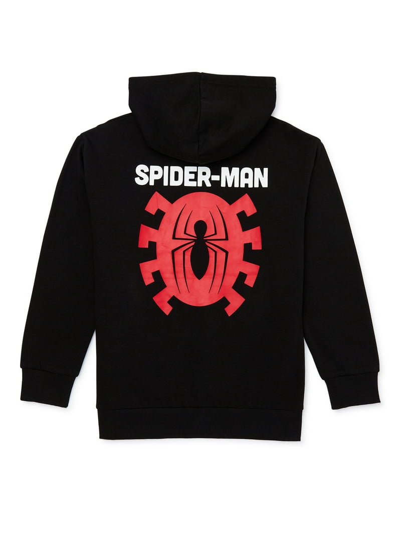 Spider-Man Boys Long Sleeve Amazing Graphic Hoodie, Sizes 4-18