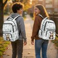 thumbnail image 3 of FUIALDOLG Physics Cartoon Panda Breathable Padded Strap Bookbag with Lightweight Water Repellent Travel Daypack, traspirante 17 pollici Kids Backpack for School Middle School, 3 of 9