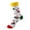 Yellow, variant on Arlun 1 Pair Funny Crazy Christmas Medium Tube Socks for Men Women Novelty Colorful Festival Xmas Cute Graphic Printed Cozy Casual Mid-Calf Socks Unisex Gifts for Happy Xmas Yellow One Size