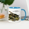 thumbnail image 4 of CafePress - Common Yellowjacket Wasp Mug - 11 oz Ceramic Mug - Novelty Coffee Tea Cup, 4 of 6