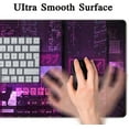 thumbnail image 5 of Purple Gaming Mousepad Japanese Desk Mat XXL Extended Anime Cool Large Mouse Pad Keyboard Mouse Mat Desk Pad for Computer Laptop Gamers 31.5''''X15.7'''' Non-Slip Rubber Base with Stitched Edges, 5 of 6