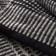 thumbnail image 5 of Dash & Albert Malta Handwoven Wool Rug, 5' x 8', Black, 5 of 7
