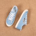 thumbnail image 7 of XIMIN Women's Canvas Shoes Casual Low Top Side Zipper Sneakers Fashion Lace Up Tennis Shoes Walking Loafers Ladies Soft Soled Non-Slip Lightweight Orthotic Sneaker, 7 of 7