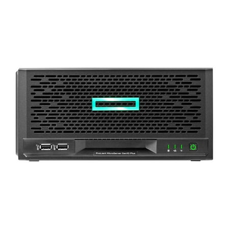 HP ProLiant MicroServer Gen10 Plus Tower Server Bundle with 16GB USB Drive, Intel Xeon E-2224 3.4GHz, 8GB DDR4, RAID, No Drives