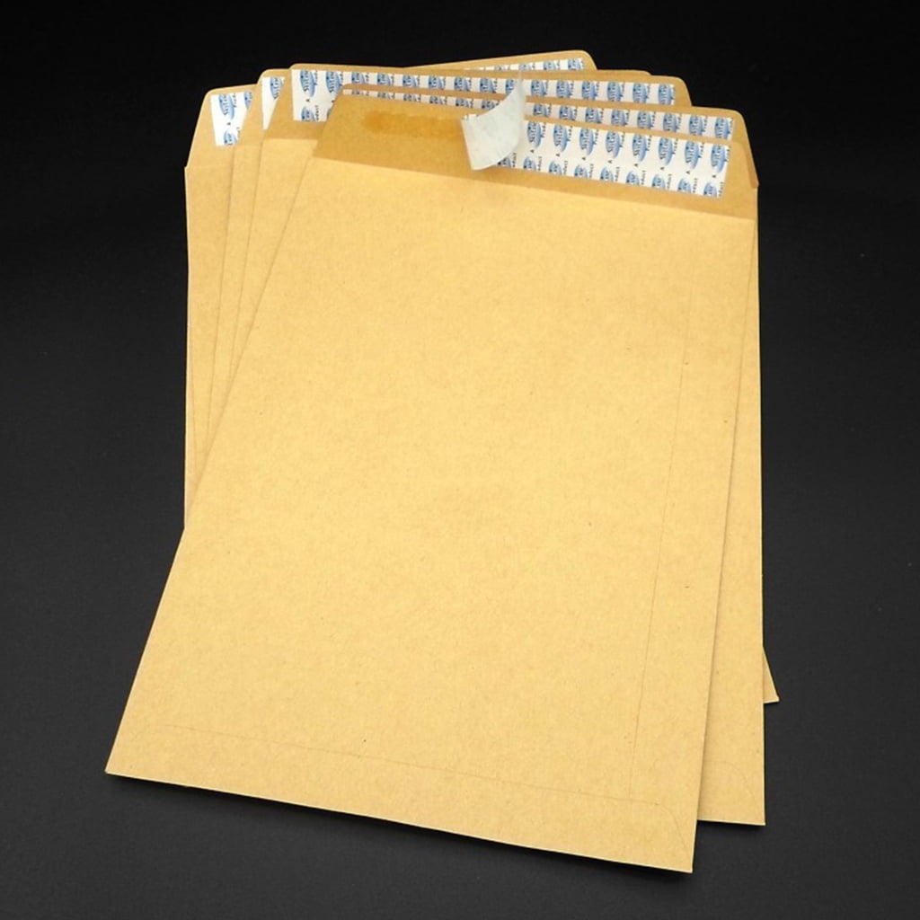 50Pcs Self Seal Envelopes For Mailing, No Window Envelopes Self Sealing Envelope