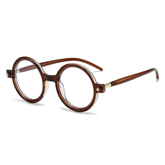 Gafas Blue Light Gleyemor Retro Round Vintage Brown