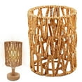 thumbnail image 2 of LMTODLFG Rattan Lamp Shade Small Boho Shades Replacement - Pendant Sconce Shade Ceiling Fan Light Covers Cylinder Woven Lampshade for Floor Lamps Pendant Light Chandelier Wall Sconces Light Fixture, 2 of 9