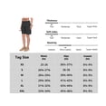 thumbnail image 4 of Little Donkey Andy Women's Hiking Shorts 9 Inch Inseam, Lightweight Golf Shorts Quick Dry with Zippered Pockets (Black XXS), 4 of 6