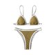 thumbnail image 1 of Traje de baño de 2 piezas para mujer, trajes de baño para mujer, traje de baño de moda para mujer con aberturas, traje de baño deportivo ajustado de cintura alta para surf, traje de baño para mujer, 1 of 7