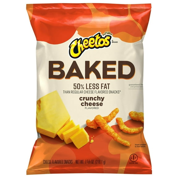 Pack Of 3 Cheetos Baked Crunchy Cheese Snacks, 7.62 oz (Package May Vary)