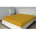 thumbnail image 3 of DNG Creations Zipper Fitted Sheet ( Includes - 1 Elastic Fitted Sheet & 2 Base Sheet has Zipper ) 100% Egyptian Cotton 12 Inch Deep Pocket (Solid Gold - Twin ), 3 of 9