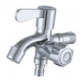 thumbnail image 4 of veasfak Washing Machine Mop Pool Double Spout Double Handle Sink Alloy Double Outlet For Vertical Switch, 4 of 9