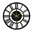 thumbnail image 4 of USHOBE Silent Wall Clock Black Acrylic 1Pcs 11.8In For Home Decor, 4 of 8