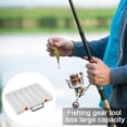 thumbnail image 3 of sunsanly Portable Fishing Lure Box Detachable Baffle Transparent Large Capacity Multifunction Fishing Baits Hooks Accessories Organizer Case Fishing Supplies, 3 of 7