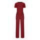 thumbnail image 4 of Tops de Manga Larga de Mujer Casual Color Sólido Cuello Redondo Manga Corta Y Vendaje Elástico Pantalones de Cintura Poliéster, Traje Deportivo Casual, 4 of 6