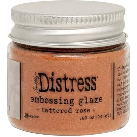 UPC: 0789541071020 | Ranger THoltz Distress Embossing Glaze TatterRose