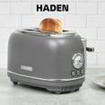 thumbnail image 6 of Haden Chelsea Stainless Steel 2 Slice Toaster, Extra Wide Slots, Grey & Chrome, 6 of 9