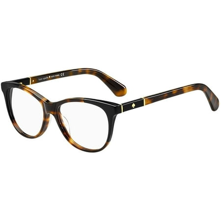 KATE SPADE Eyeglasses JOHNNA 0581 Havana Black | Walmart Canada