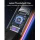 thumbnail image 3 of Cable XAOSUN Thunderbolt 4 USB-C a USB-C de 3,3 pies, 240 W, 40 Gbps, 3 of 7