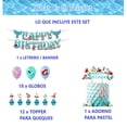 thumbnail image 2 of Globos Decorativos  Verde Aqua para Fiesta alusivo a la Sirenita  en Cartoncillo Colorido y Látex, 2 of 6