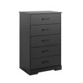 thumbnail image 1 of Prepac Rustic Ridge 5 Drawer 18.5"D x 27.5"W x 43.5"H Dresser, 1 of 9