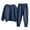 Dark Blue, variant on Futezty Toddler Boys Girls Clothes Fall Winter Outfit Sets, Kids Outfits Sets Long Sleeve Round Neck Solid Pocket 1T 2T 3T 4T 5T 3PCS Everyday