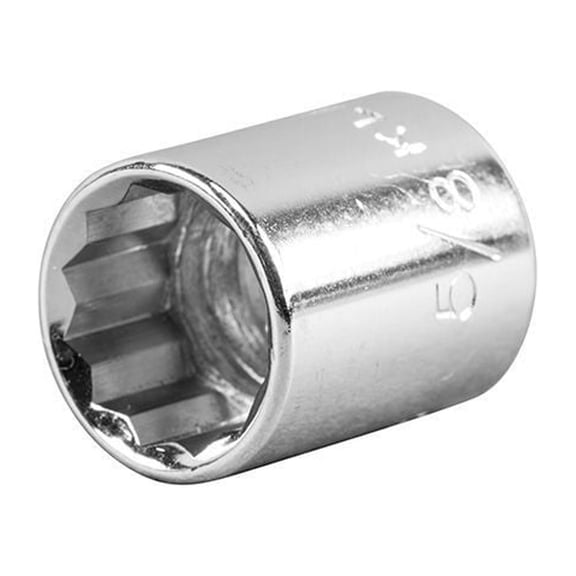 Klein Tools 65704 5/8 in. Standard 12-Point Socket 3/8 in. Drive