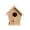 A, variant on Unfinished Hanging Birdhouse, Wooden Bird House for Outside Garden Patio Decorative Nest Box for Wrens Swallows Finches Chickadee, Bird Feeders and Bird Baths